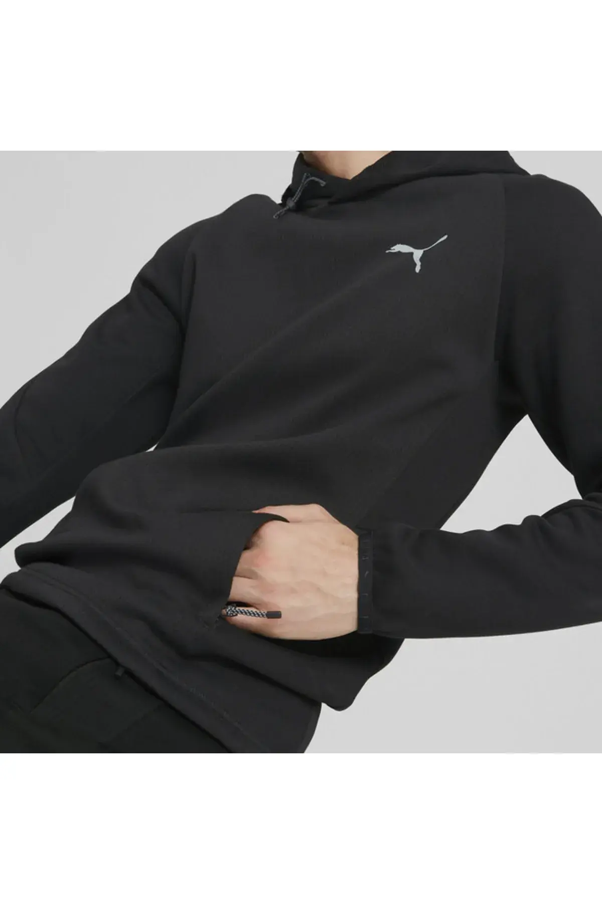 Puma Evostripe Hoodie Siyah Erkek Hoodie