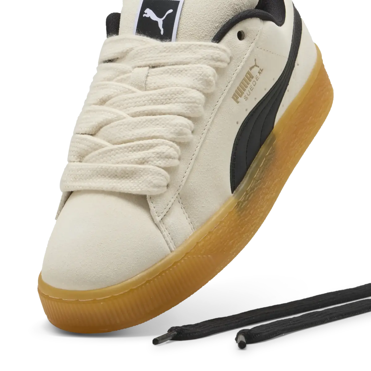 Puma Suede XL Dark Risk Krem Unisex Spor Ayakkabı