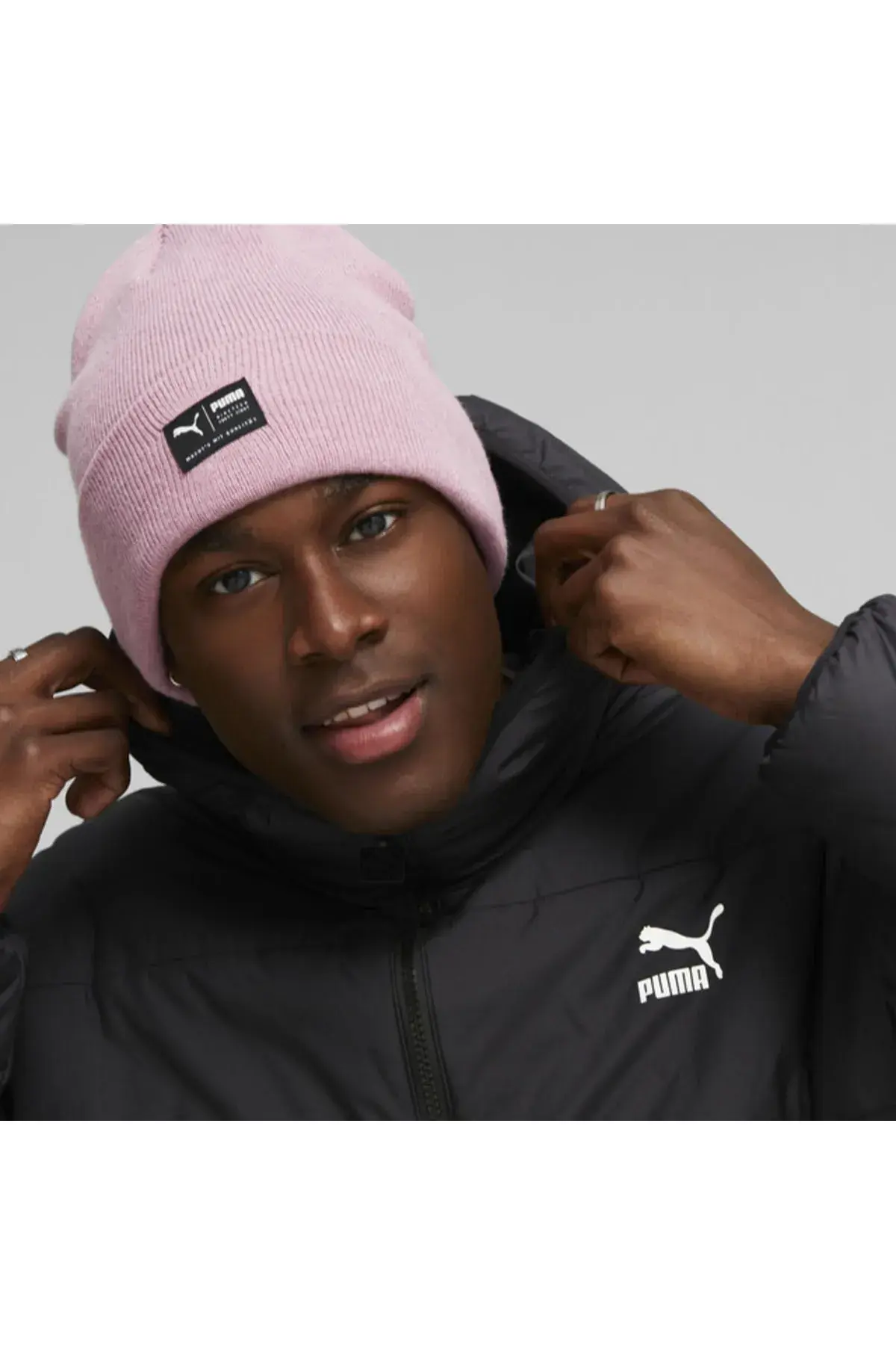 Puma Classics Hooded Padded Jacket Siyah Erkek Kapüşonlu Mont
