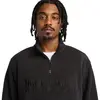Timberland LINEAR LOGO 1/4 ZIP POLARTEC 200 FLEECE Siyah Erkek Sweatshirt