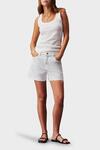 Calvin Klein MOM SHORT, 1AA Beyaz Kadın Kot Şort