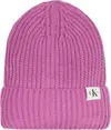Calvin Klein MONOGRAM RIB BEANIE Erkek Pembe Bere