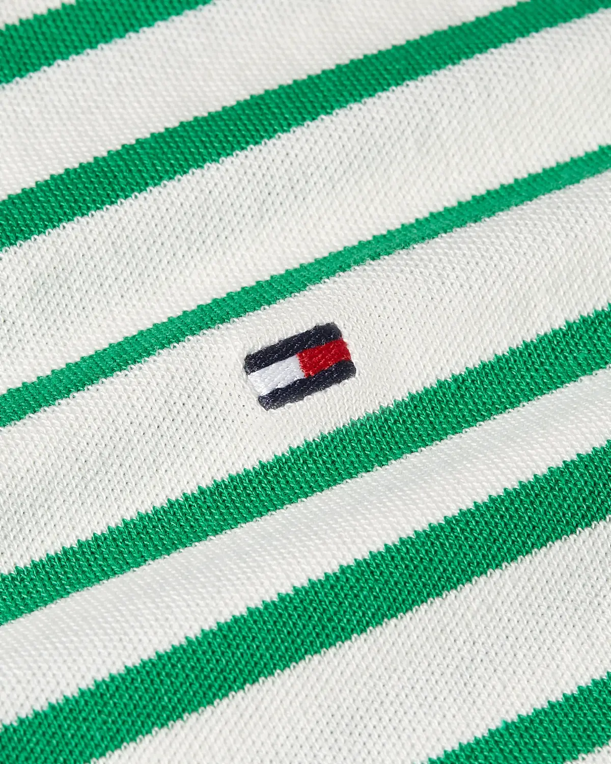 Tommy Hilfiger FITTED LYOCELL PQ TE, 0FO Yeşil Kadın T-Shirt & Polo