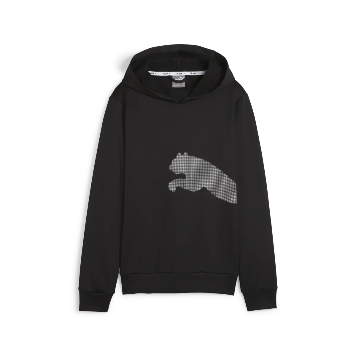 Puma BIG CAT FRENCH TERRY HOODIE Siyah Kadın Hoodie