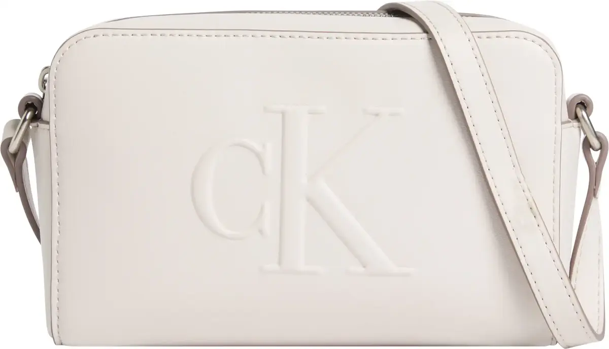 Calvin Klein SCULPTED EW CAMERA B, WGY Krem Kadın Çanta & Cüzdan