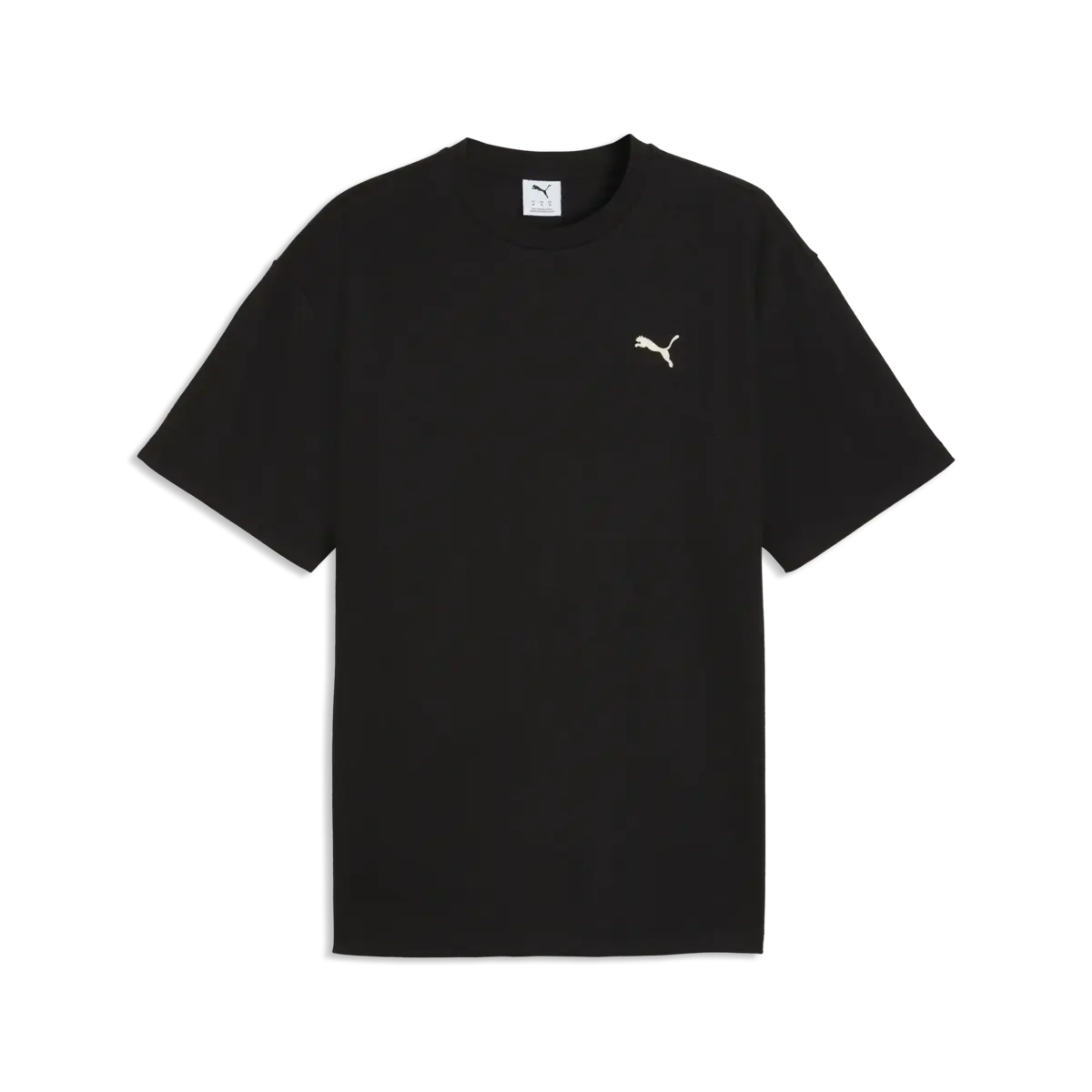 Puma ESS ELEVATED Relaxed Tee Siyah Erkek T-Shirt & Polo