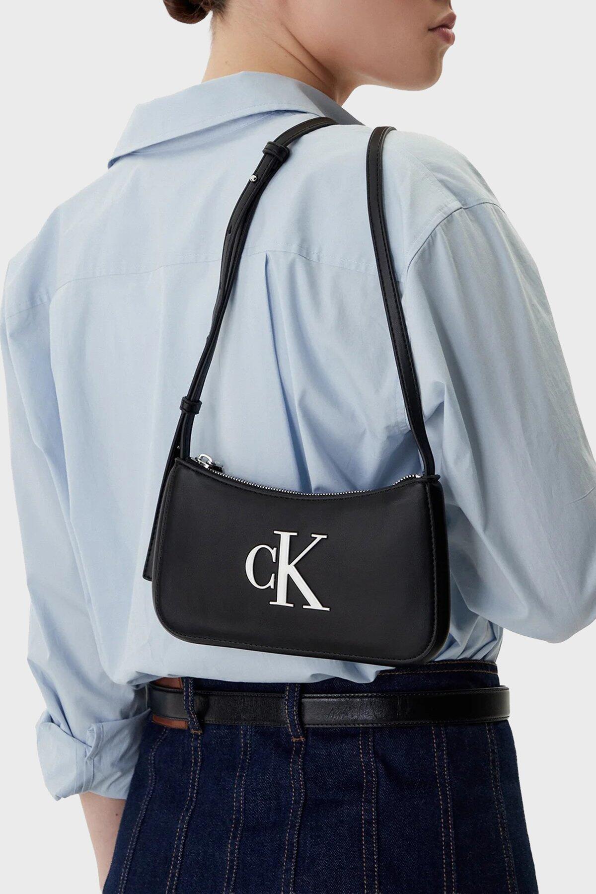 Calvin Klein BOLD CK MINI BAG Siyah Kadın Çapraz Çanta
