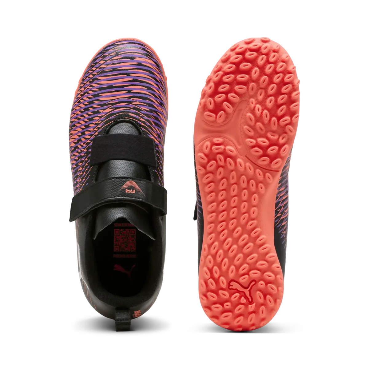 Puma FUTURE 8 PLAY TT V Jr Siyah Çocuk Halı Saha Ayakkabısı