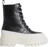 Calvin Klein FLATFORM LACE UP BOO Kadın Siyah Bot