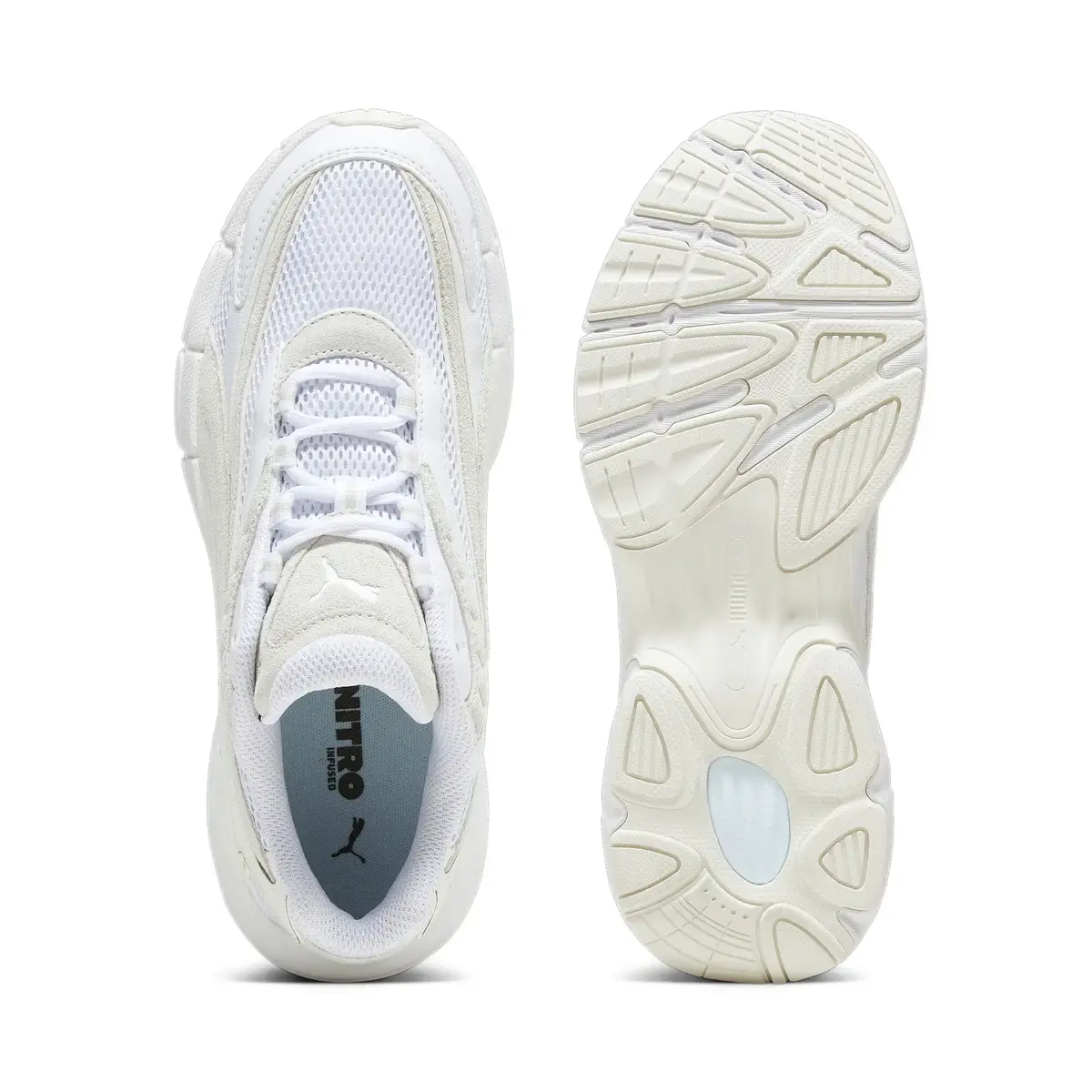 Puma Teveris Nitro Vortex Beyaz Unisex Günlük Spor Ayakkabı