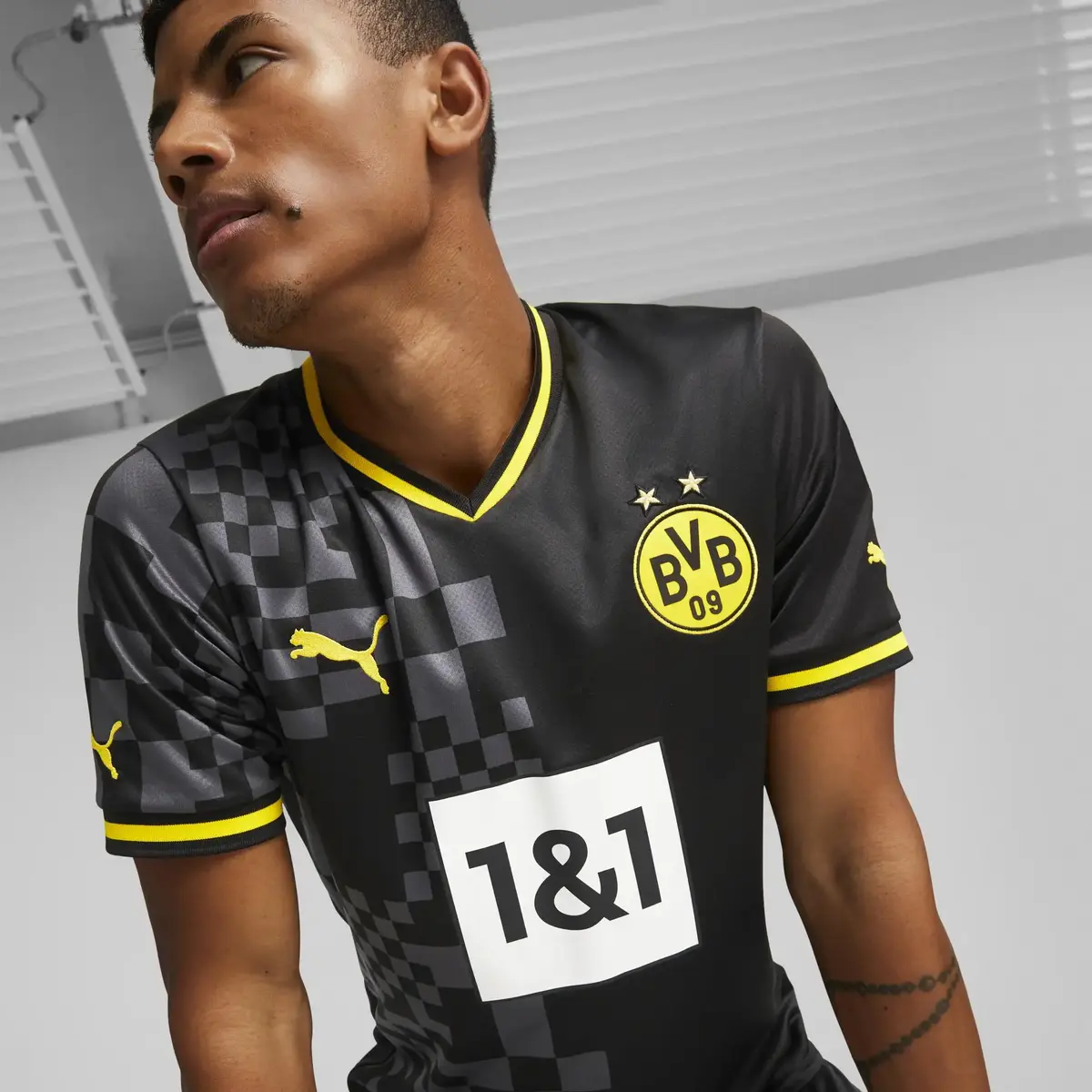 Puma BVB AWAY Jersey Replica Erkek Takım Forması