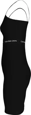 Calvin Klein LOGO ELASTIC STRAPPY, BEH Siyah Kadın Elbise-Etek