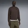 PUMA ESS ELEVATED CAT LOGO Crew Kahverengi Erkek Sweatshirt