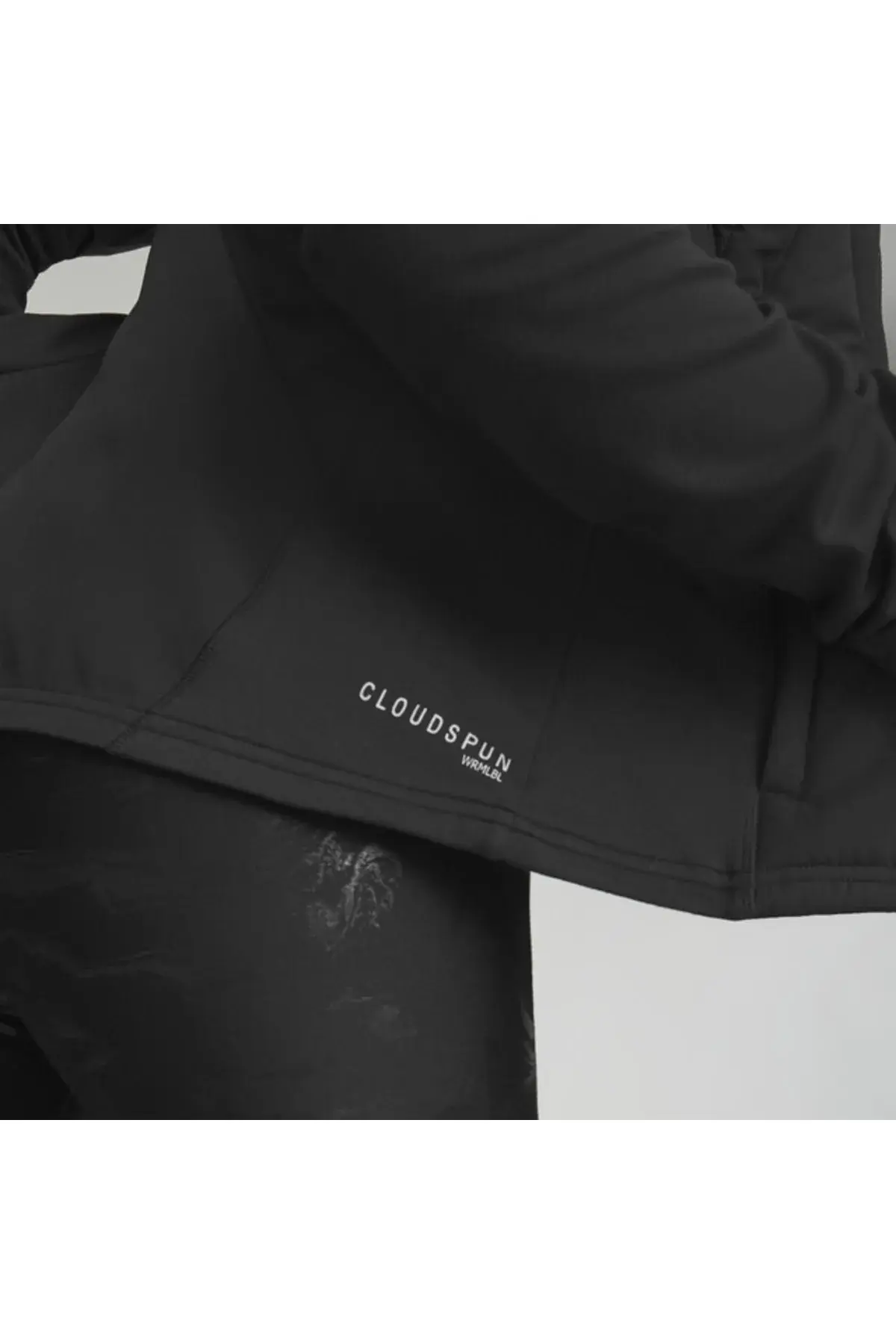 Puma Run Cloudspun Wrmlb Padded Jacket Siyah Kadın Fermuarlı Koşu Ve Yürüyüş Ceketi