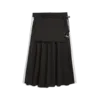 Puma T7 Midi Pleated Skirt Siyah Kadın Elbise-Etek