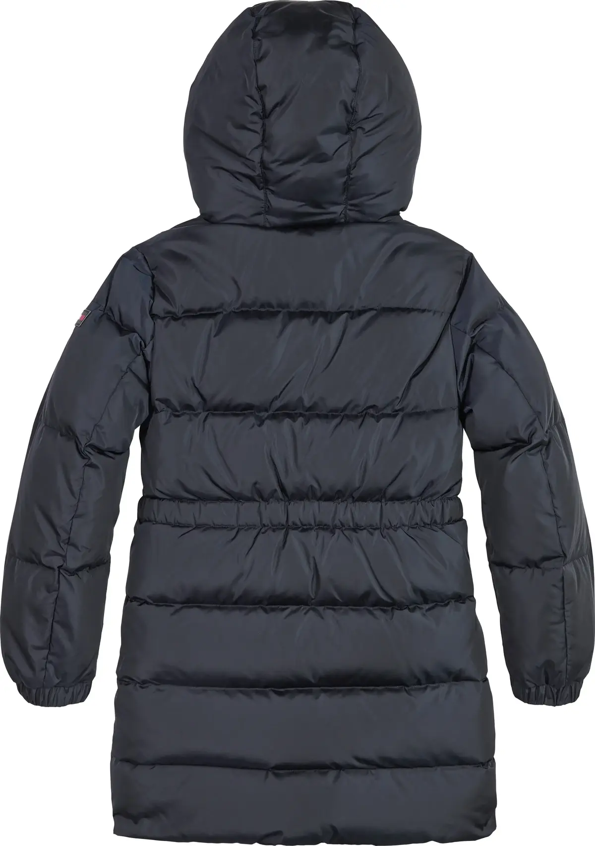 Tommy Hilfiger LONG WAISTED DOWN CO Kadın Siyah Şişme Mont