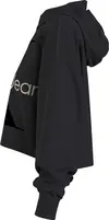 Calvin Klein GLOSSY MONOGRAM HOOD Kadın Siyah Hoodie
