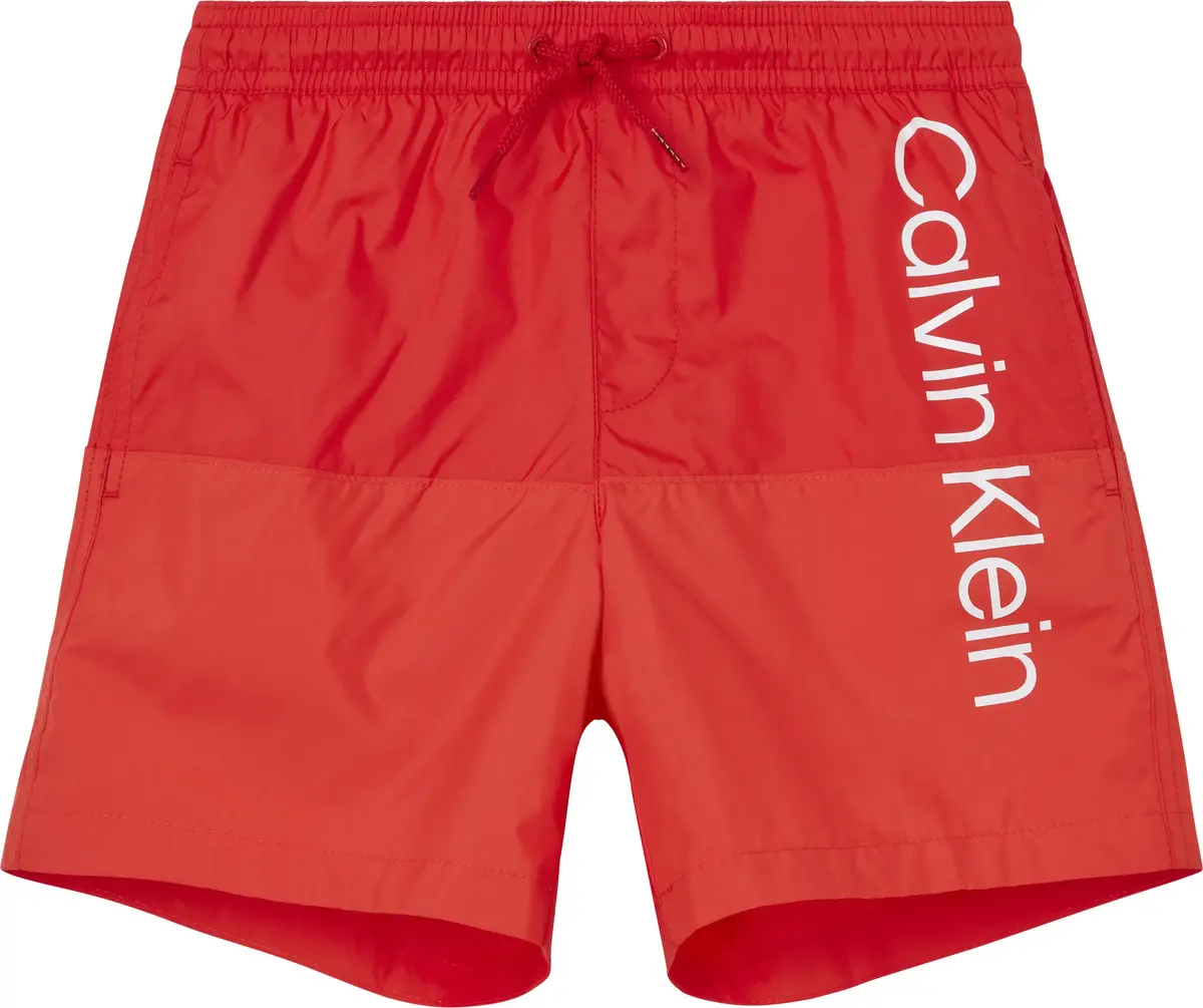 Calvin Klein MEDIUM DRAWSTRING Erkek Kırmızı Deniz Şortu