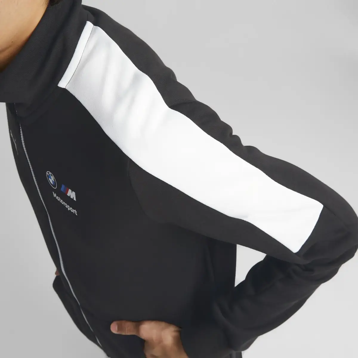 Puma Bmw Mms Sweat Jacket Siyah Erkek Fermuarlı Sweatshirt