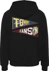 Tommy Hilfiger TJM REG UNI FLAG TIG Erkek Siyah Sweatshirt