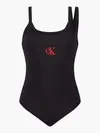 Calvin Klein TANK RIB BODY Kadın Siyah T-Shirt