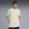 Puma ESS ELEVATED Relaxed Tee Krem Erkek T-Shirt & Polo