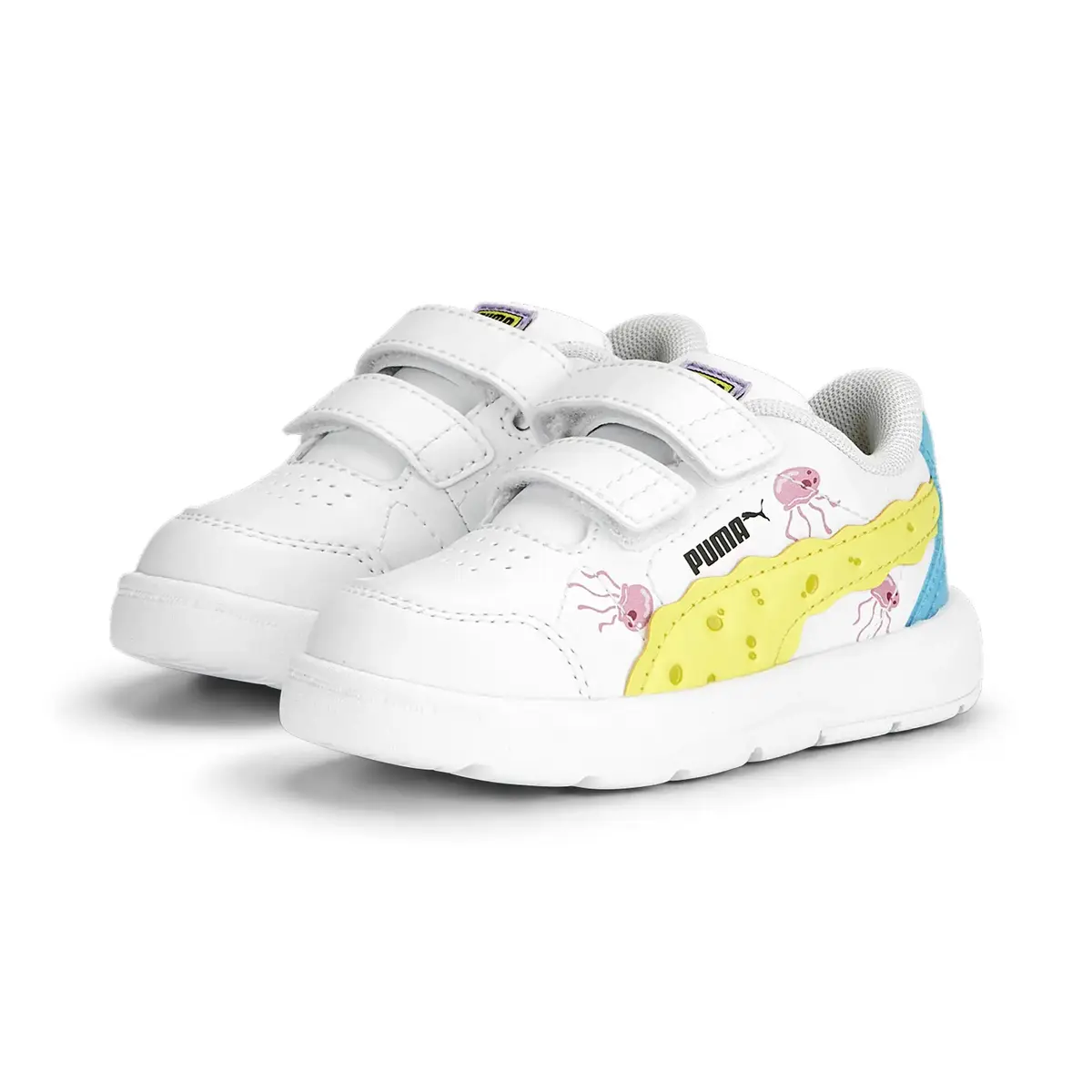 Puma Evolve Court Spongebob V Inf Beyaz Unisex Günlük Spor Ayakkabı