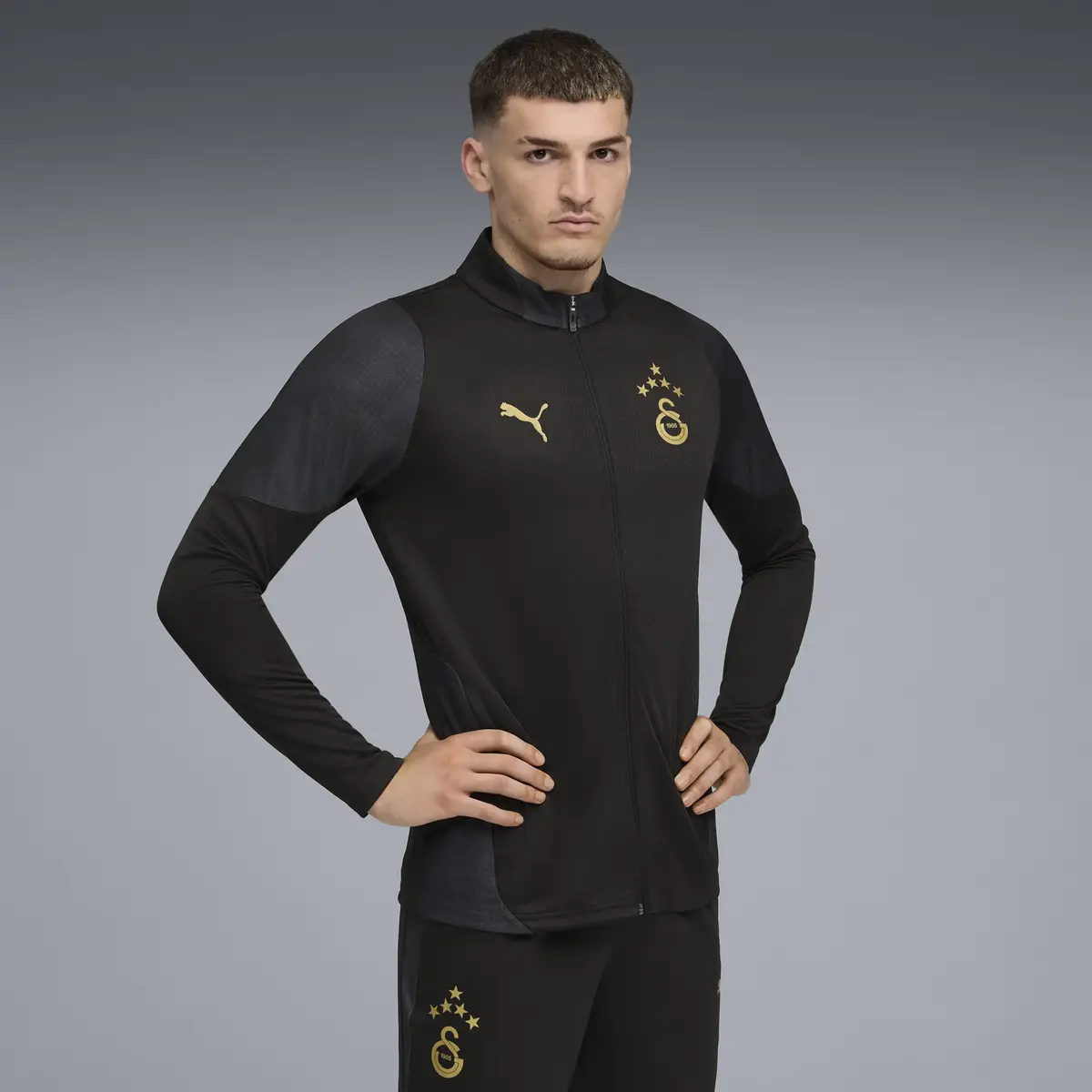 PUMA GSK Training Jacket Erkek Siyah Ceket