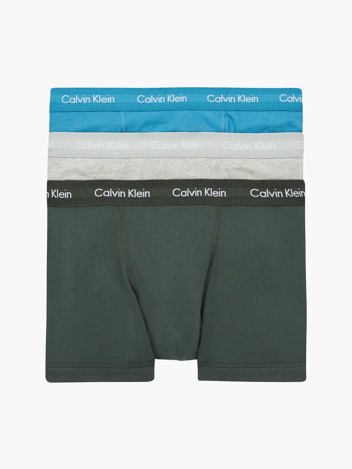 Calvin Klein TRUNK 3PK Erkek Antrasit Boxer Set