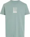 Calvin Klein BRUSH STROKE GRAPHIC, CKM Yeşil Erkek T-Shirt & Polo