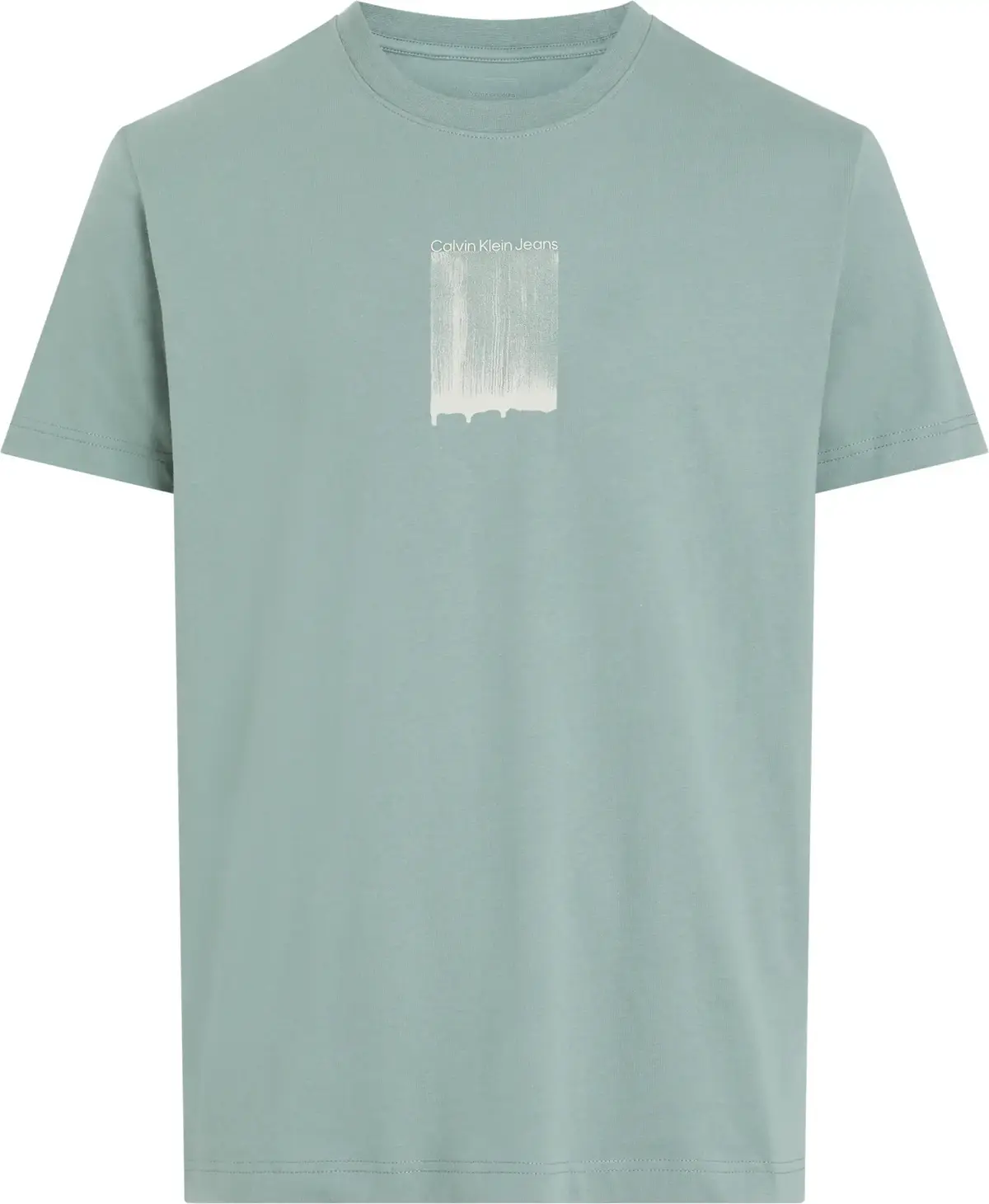 Calvin Klein BRUSH STROKE GRAPHIC, CKM Yeşil Erkek T-Shirt & Polo