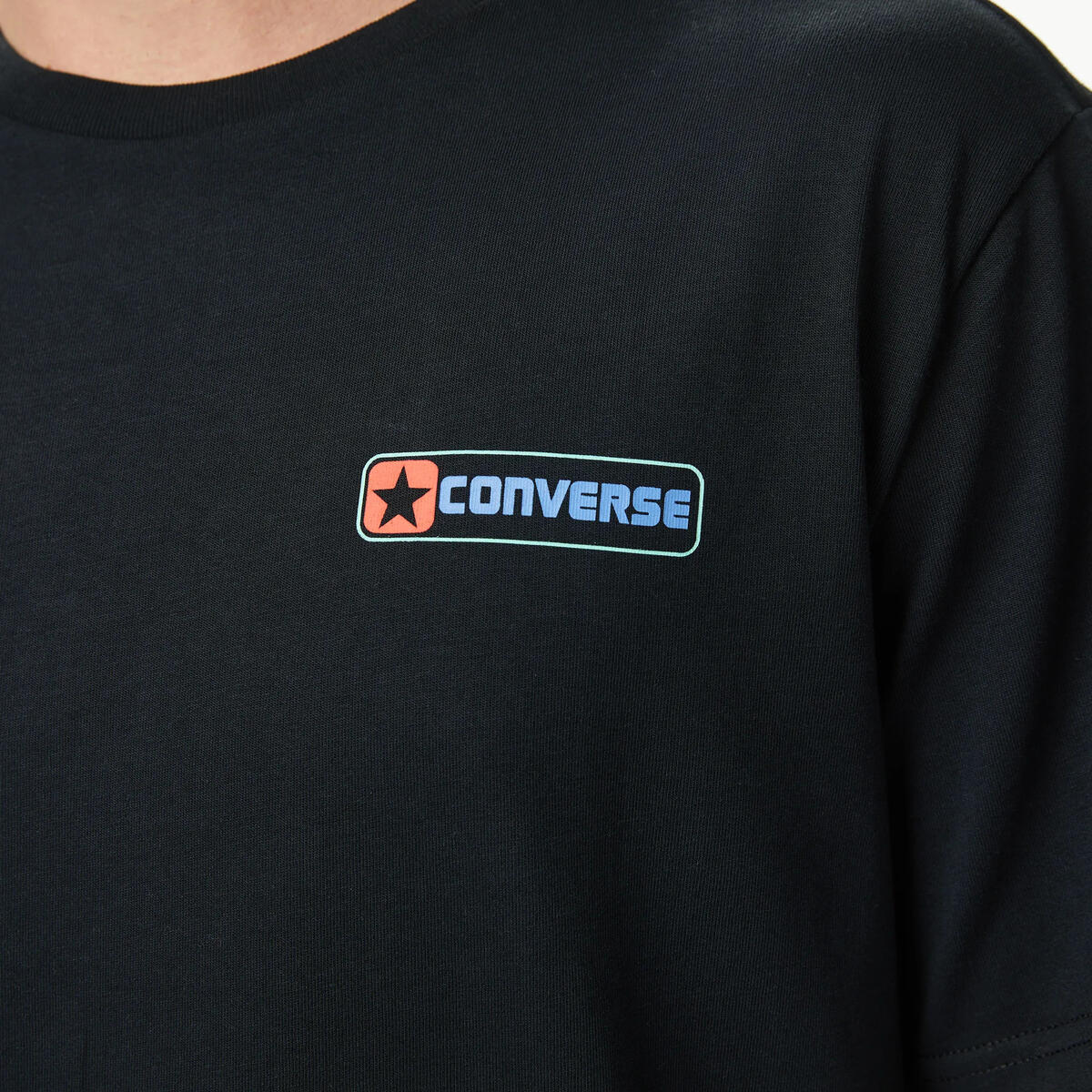 CONVERSE BOX STAR TEE CONVERSE BLACK Siyah Erkek T-Shirt