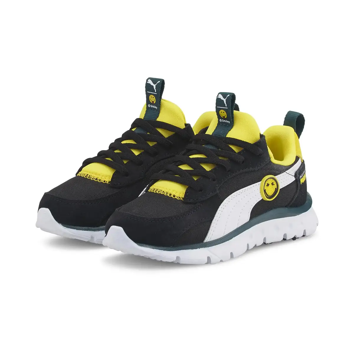 Puma Wr Flex Slip On Smıleyworld Ps Siyah Çocuk Çocuk Günlük Spor Ayakkabı