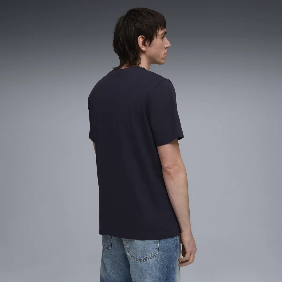 Puma WARDROBE ESS Tee Siyah Erkek T-Shirt