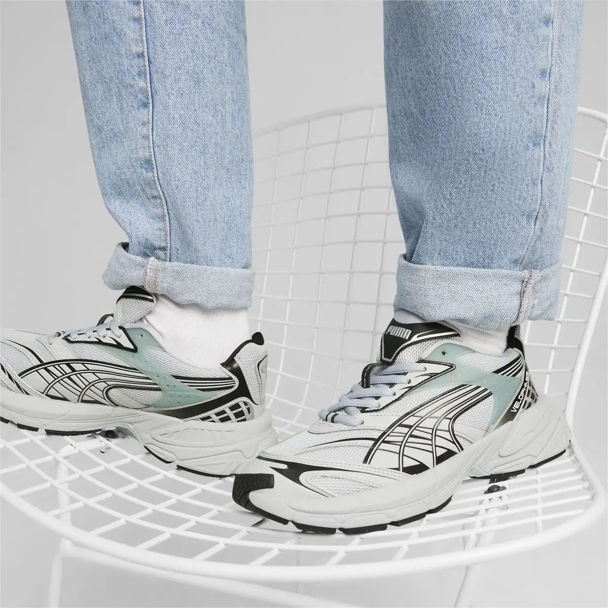 Puma Velophasis Always On Açık Gri Unisex Günlük Spor Ayakkabı