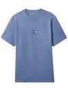 Calvin Klein SS 30S MICRO MONOLOG, C4I Mavi Erkek T-Shirt