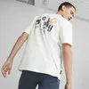 Puma DOWNTOWN Graphic Tee Beyaz Erkek T-Shirt