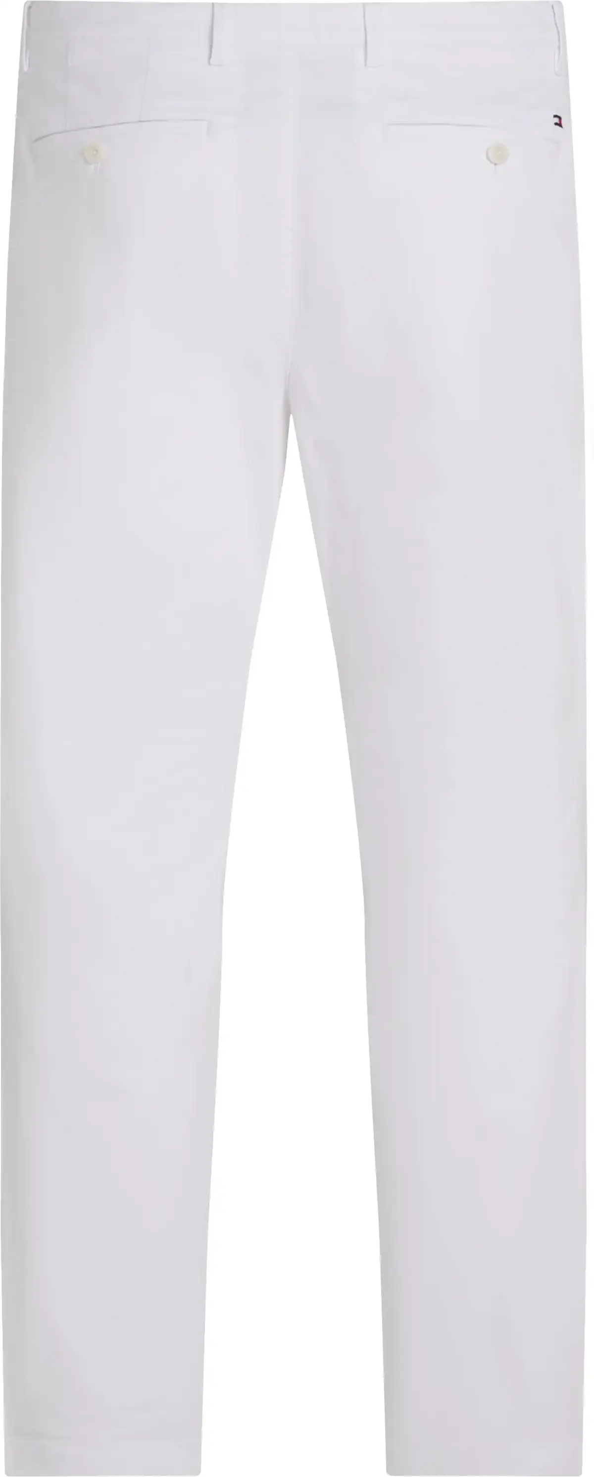 Tommy Hilfiger DENTON CHINO SATIN, YCF Beyaz Erkek Pantolon