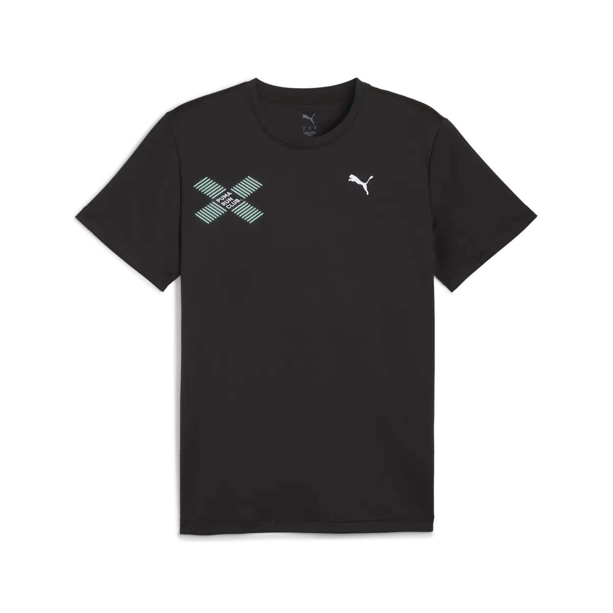 Puma M RUN DIGITOKYO GRAPHIC TEE PUMA Black Siyah Erkek T-Shirt