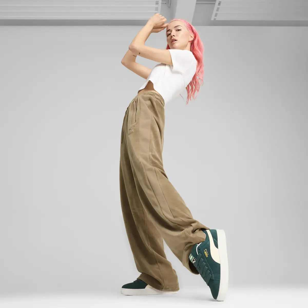 Puma Suede XL Yeşil Unisex Günlük Spor Ayakkabı