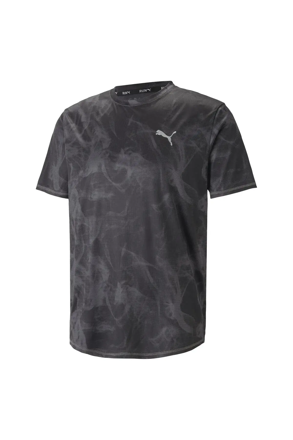 Puma RUN FAVORITE AOP GRAPHIC SS TEE Siyah Erkek T-Shirt