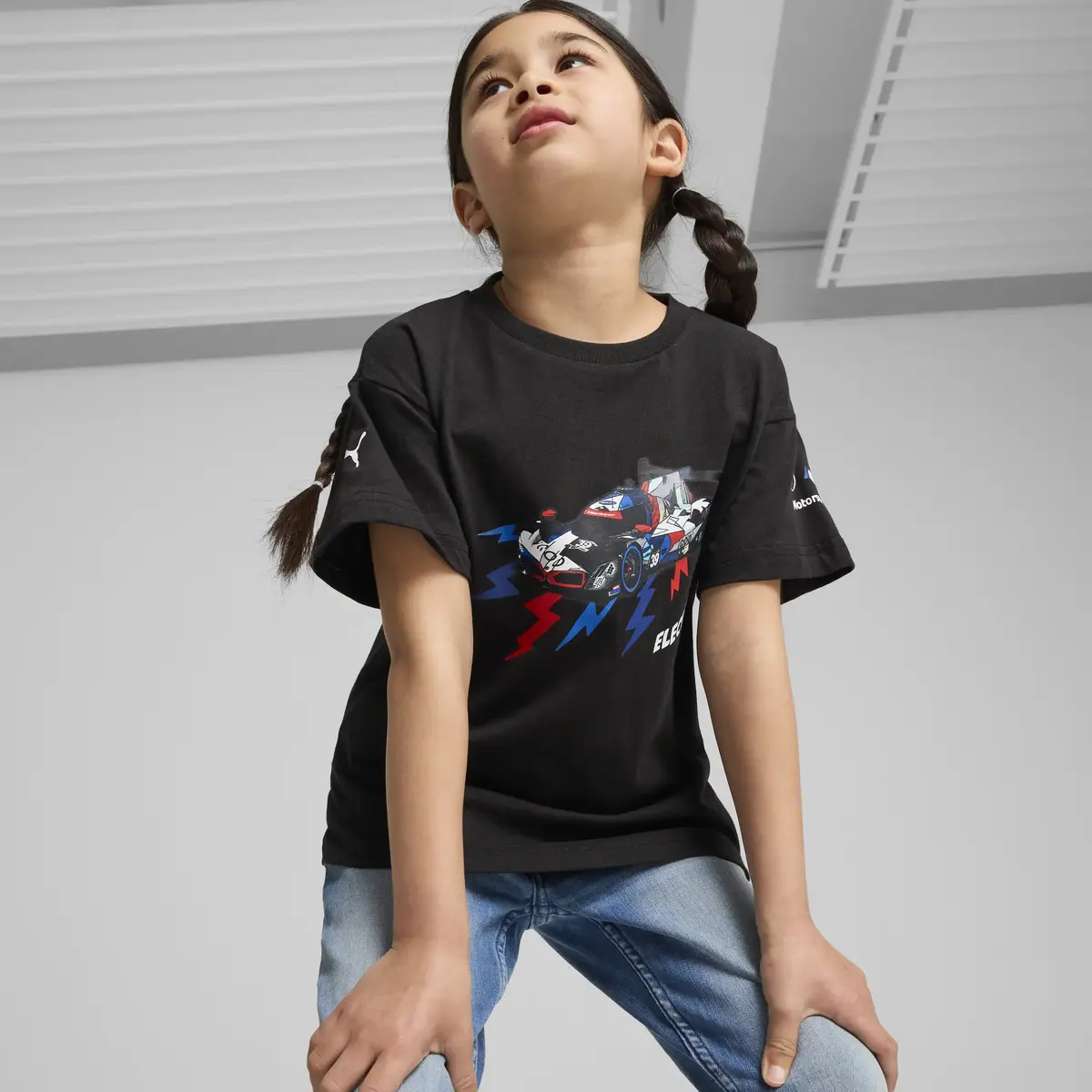 Puma BMW MMS PRE-SCHOOL TEE Siyah Unisex T-Shirt & Polo