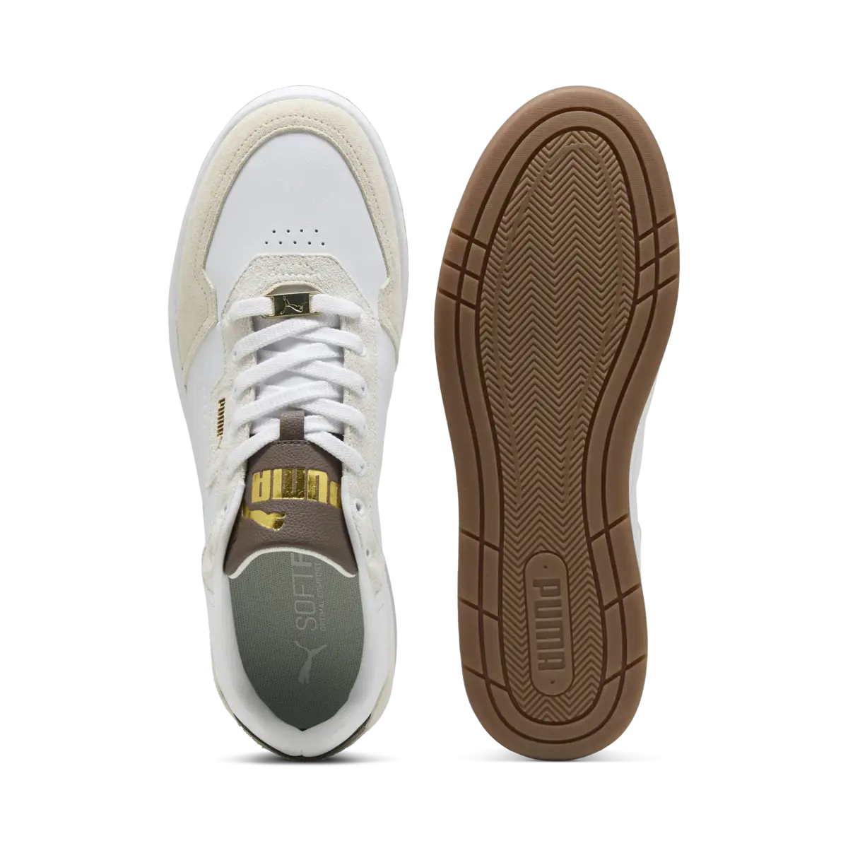 PUMA Court Classic Lux SD Erkek Kahverengi Günlük Sneaker Ayakkabı