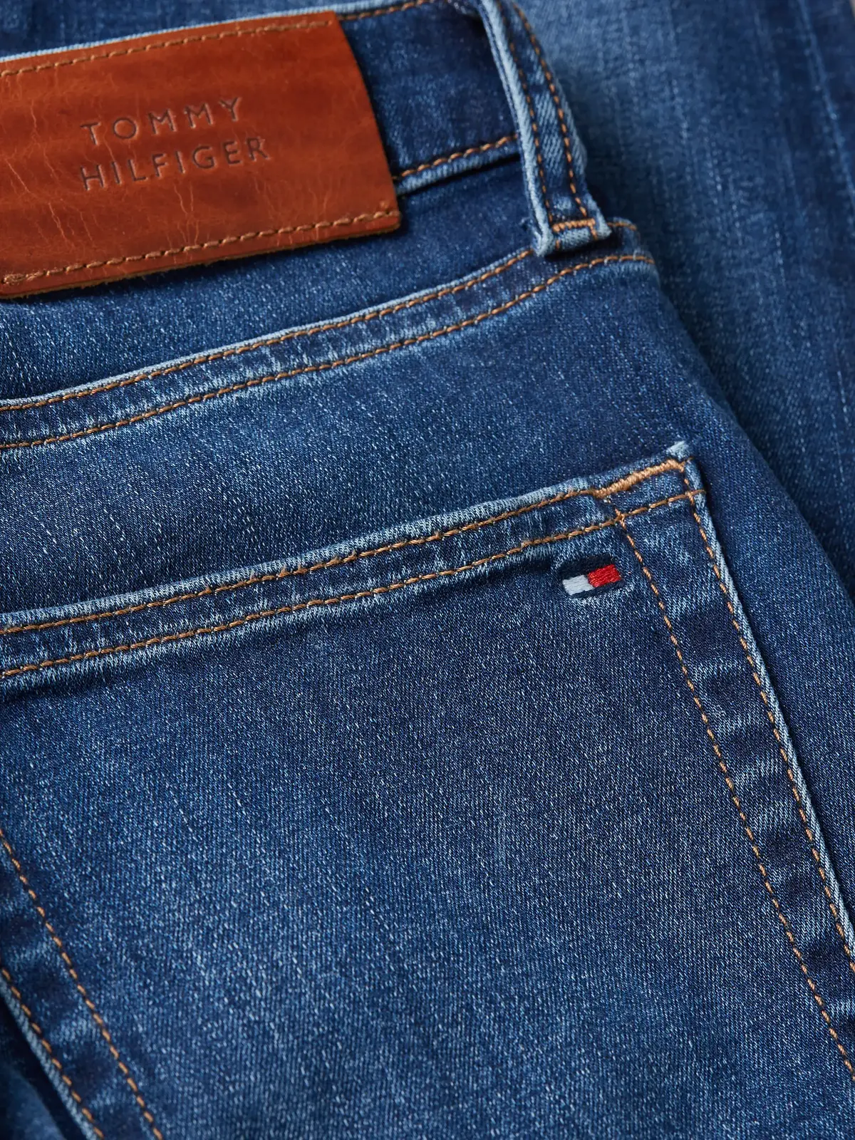 Tommy Hilfiger COMO MID RISE SKINNY Kadın Lacivert Kot Pantolon