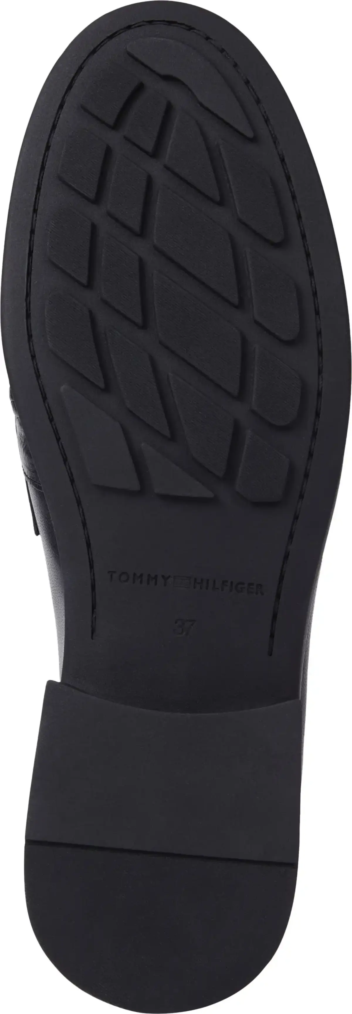 Tommy Hilfiger LOAFER SOFT NAPPA PL, BDS Siyah Kadın Ayakkabı