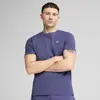 PUMA ESS ELEVATED Tee Mavi Erkek T-Shirt