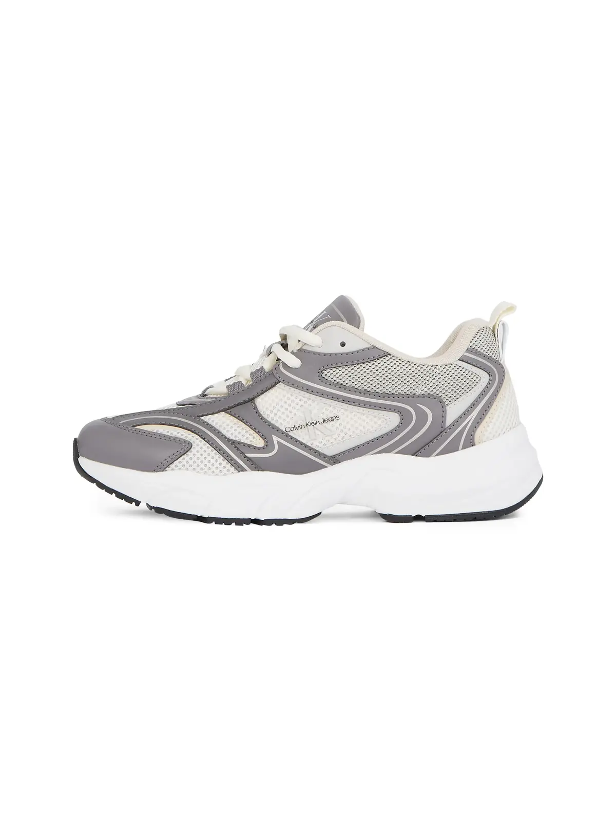 Calvin Klein RETRO TENNIS MESH ML Gri Kadın Spor Ayakkabı