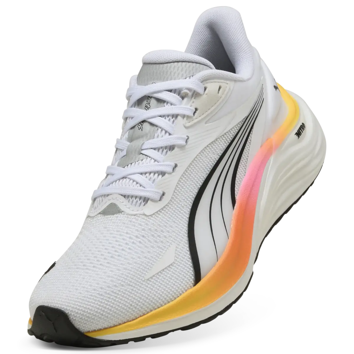 PUMA Electrify NITROTM4 Wns Beyaz Kadın Yürüyüş ve Koşu Ayakkabısı