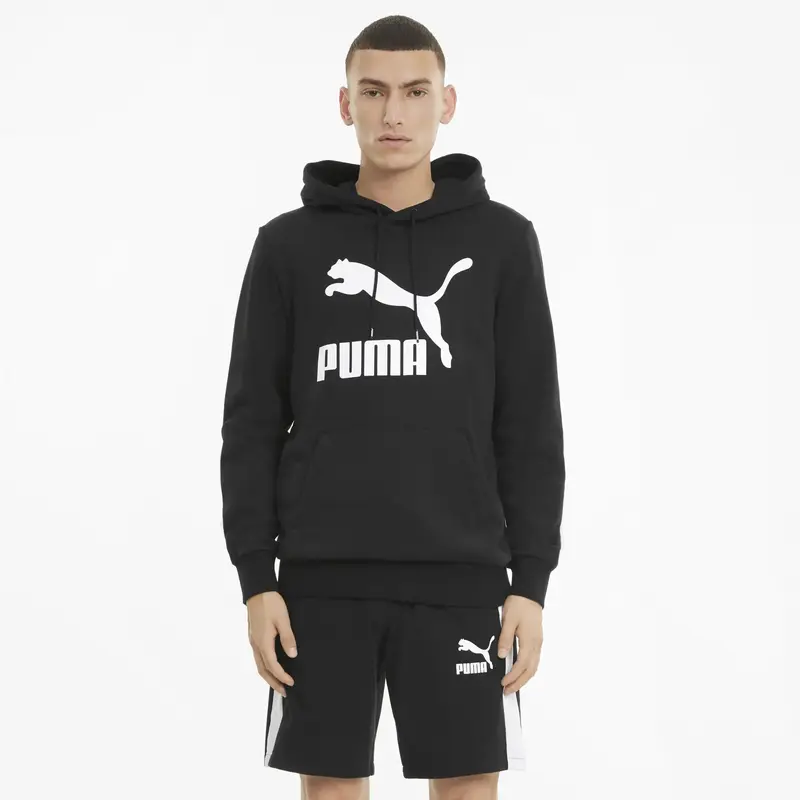 Puma Classics Logo Hoodie TR Siyah Erkek Hoodie