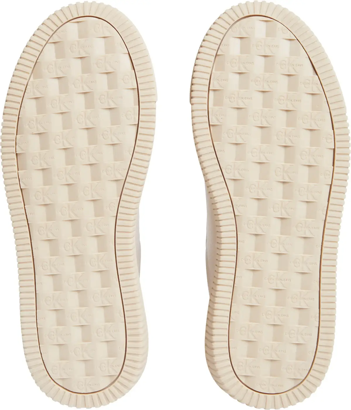 Calvin Klein CHUNKY CUPSOLE LOW L, 0JV Krem Kadın Spor Ayakkabı & Sneaker